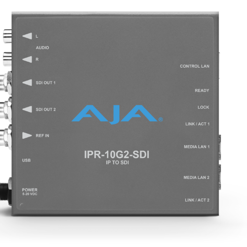 AJA IPR-10G2-SDI Front