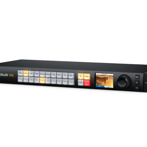 Blackmagic Videohub 20x20 12G - Angle