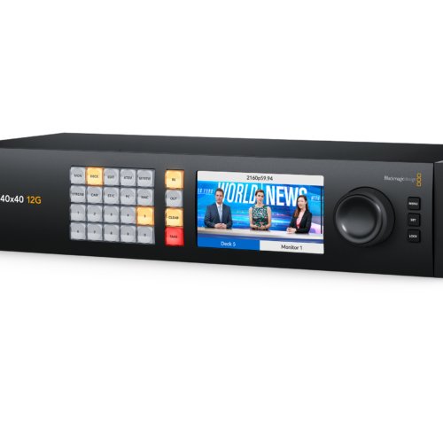 Blackmagic Videohub 40x40 12G - Angle