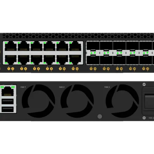 Netgear M4350-12X12F (XSM4324) - Front and Back