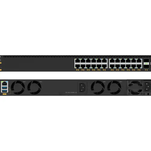 Netgear M4350-24X4V (XSM4328CV) - Front and Back