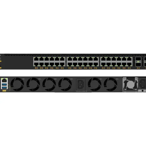 Netgear M4350-36X4V (XSM4340CV​​) - Front and Back