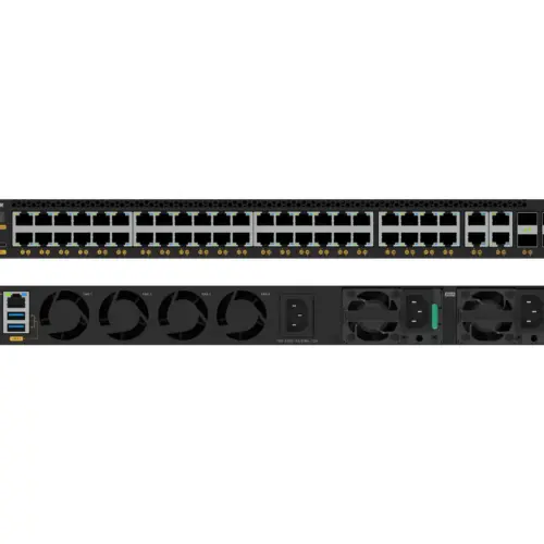 Netgear M4350-44M4X4V (MSM4352) - Front and Back