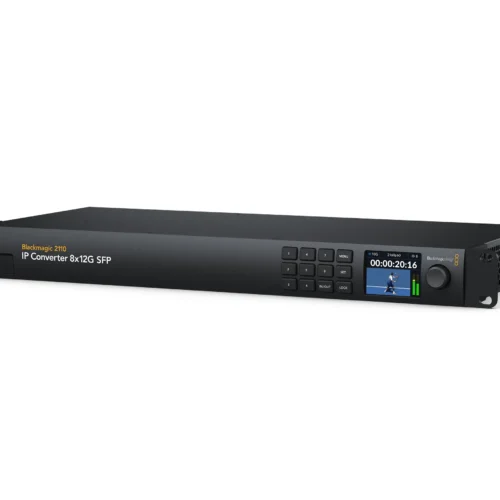 2110 IP Converter 8x12G SFP - Angle