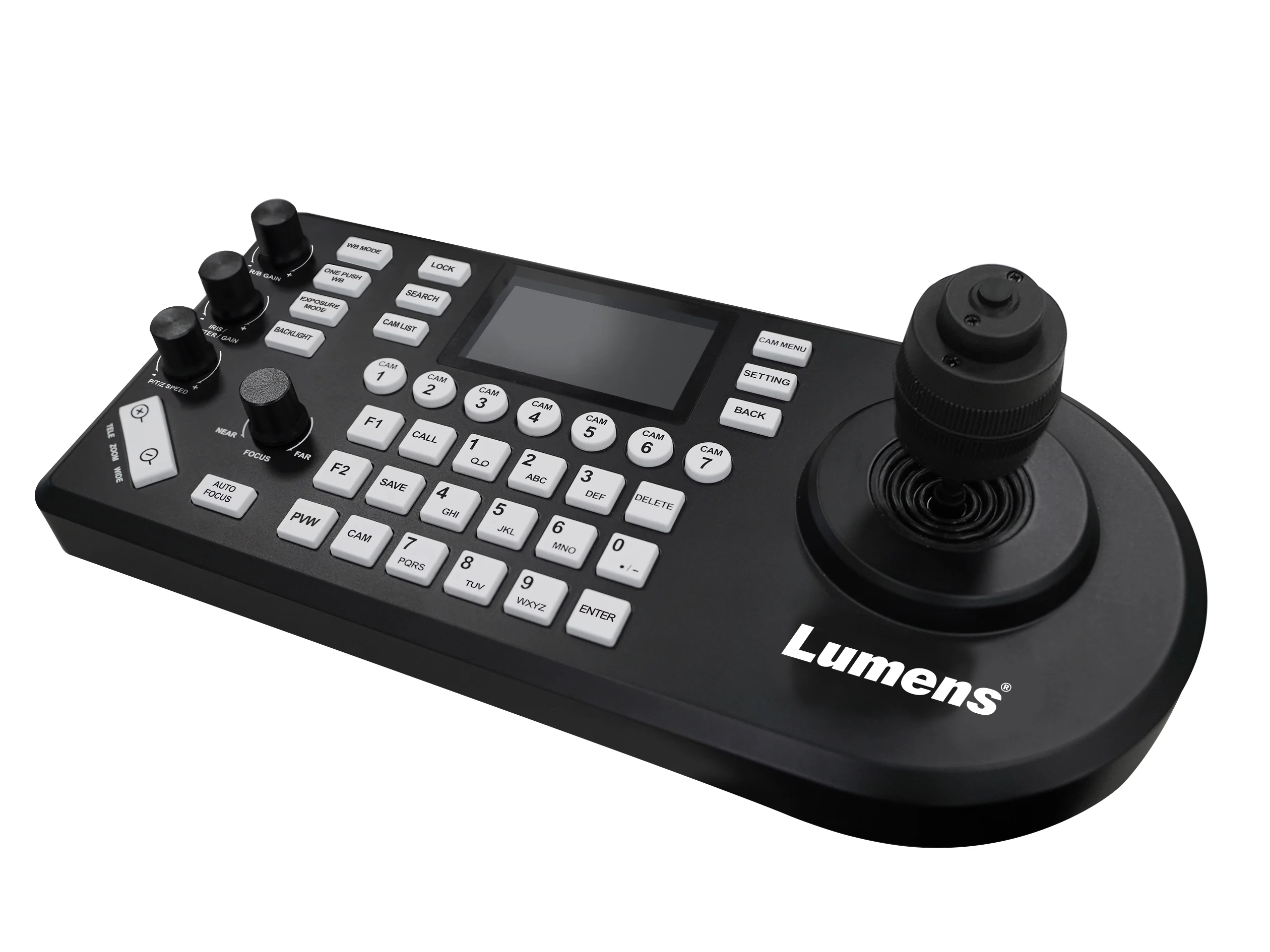 Lumens VS-KB21 PTZ Controller - Top Angle