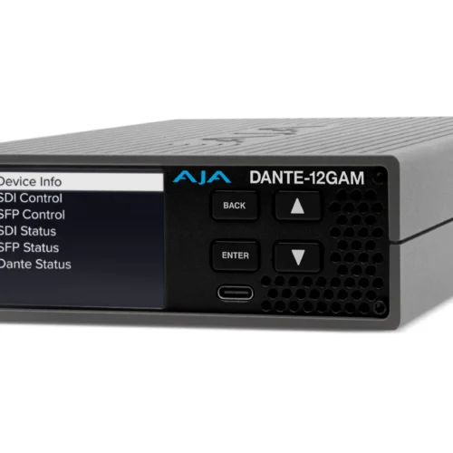 AJA Dante-12GAM - Angle