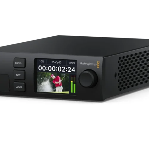 Blackmagic 2110 IP SDI to HDMI 12G - Front Angle