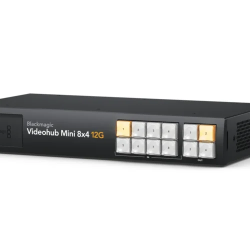 Blackmagic Videohub Mini 8x4 12G - Angle