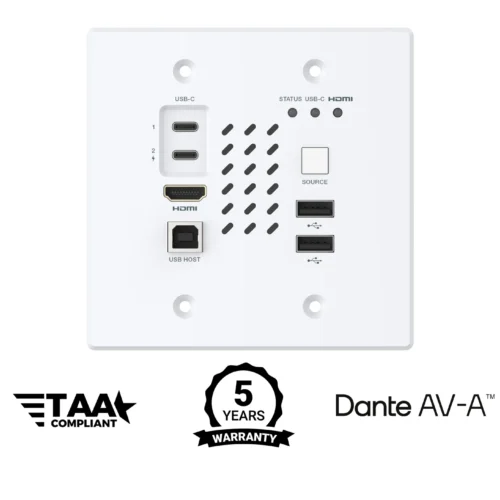 Turtle AV Chazy 4K Wall Plate