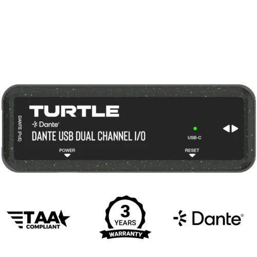 Turtle AV Dante Adapter - 2Ch USB IO
