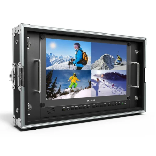 Lilliput BM150-4KS - Front Angle in Case