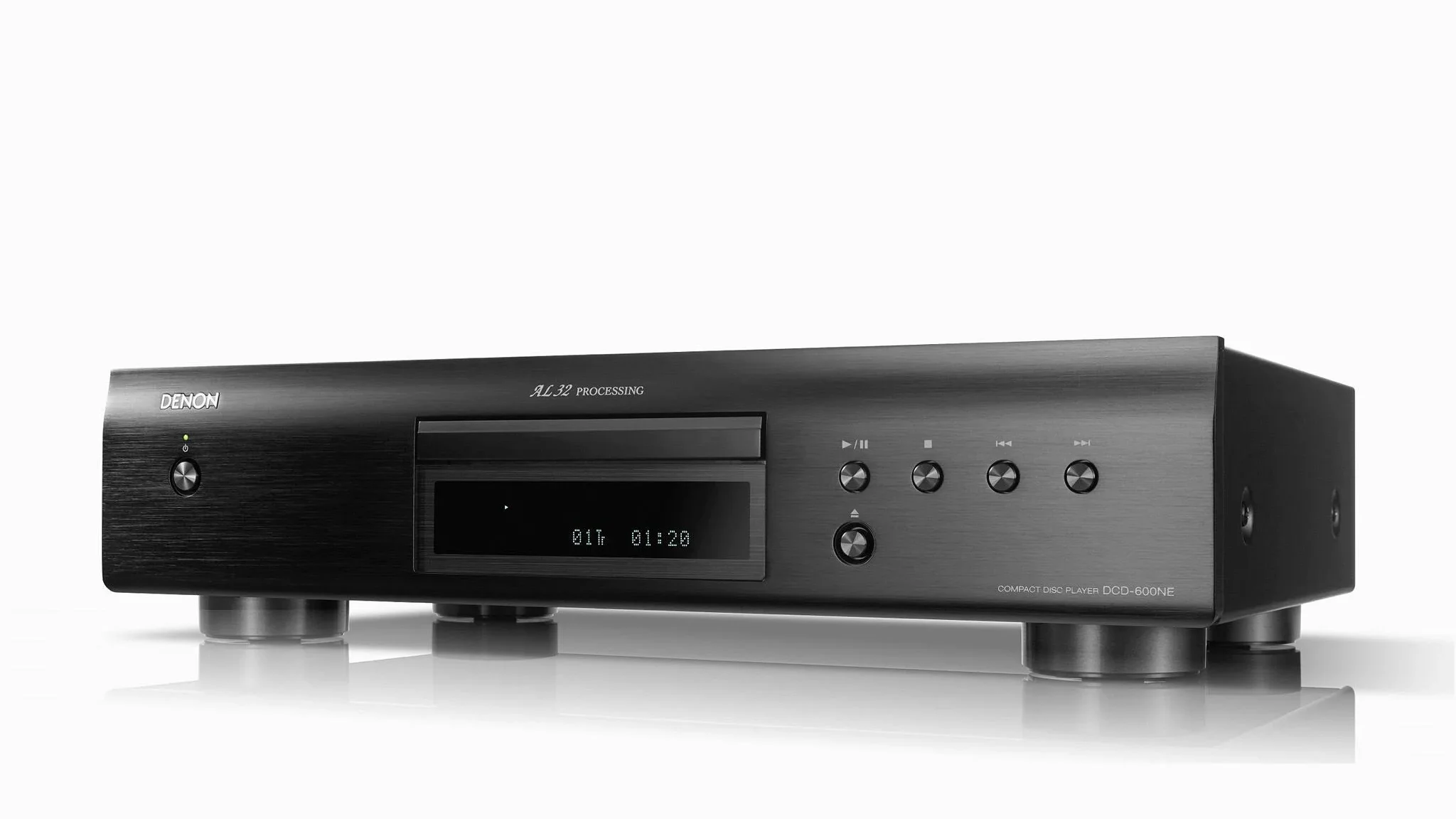 Denon DCD-600NE Single Disc CD Player - Angle