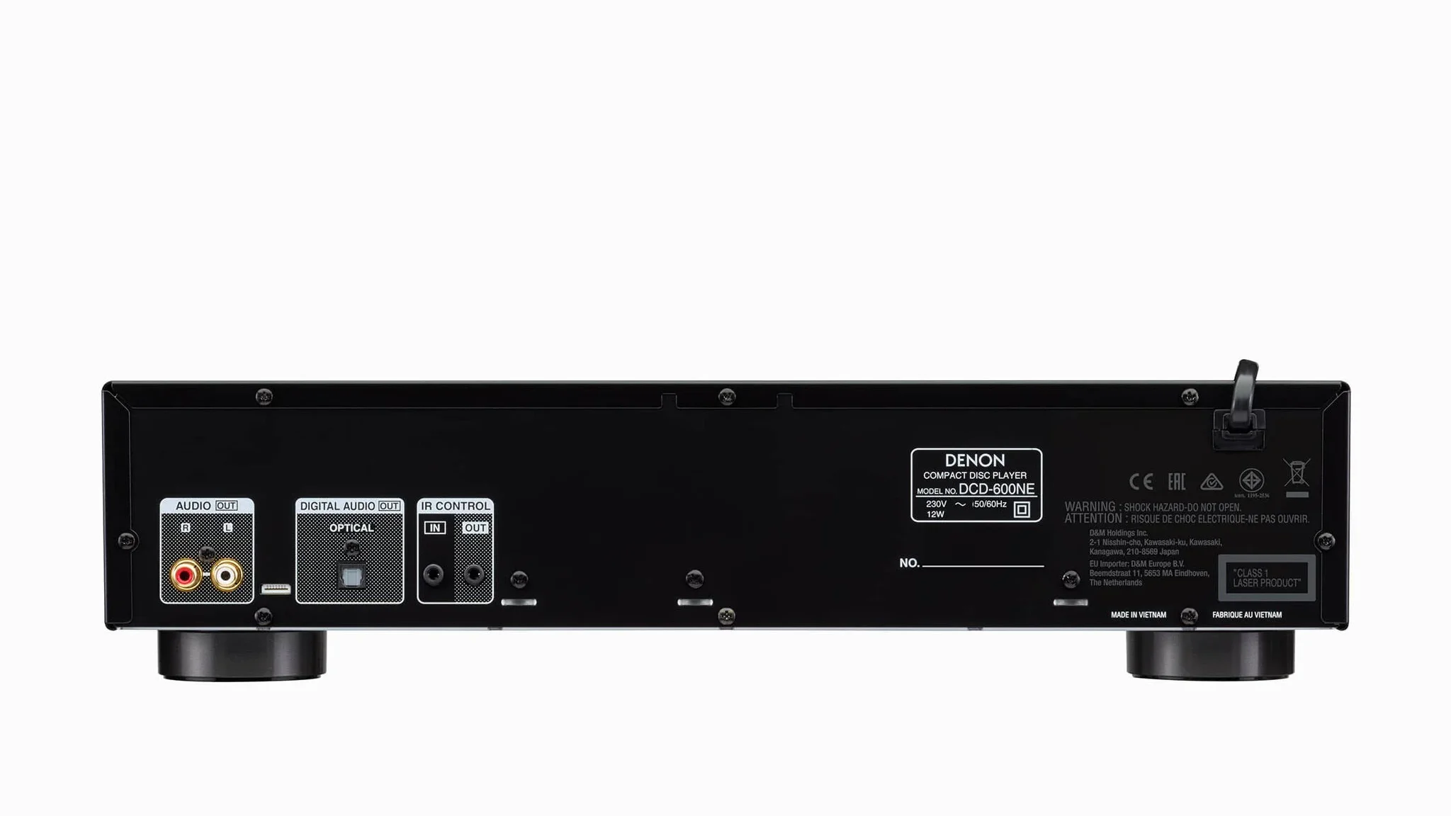 Denon DCD-600NE Single Disc CD Player - Connections