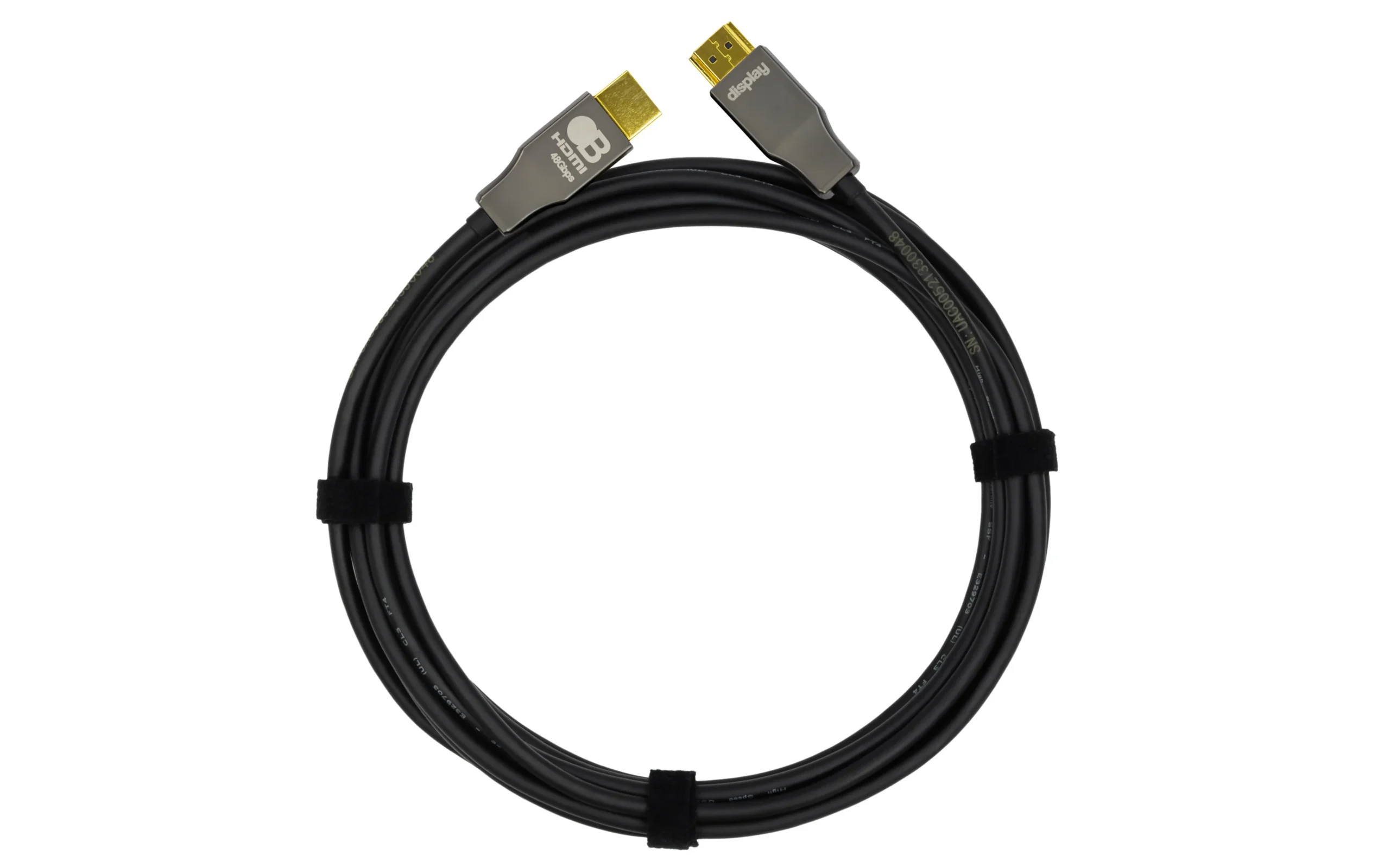 Bullet Train 10K Active Optical HDMI Cables - Coiled