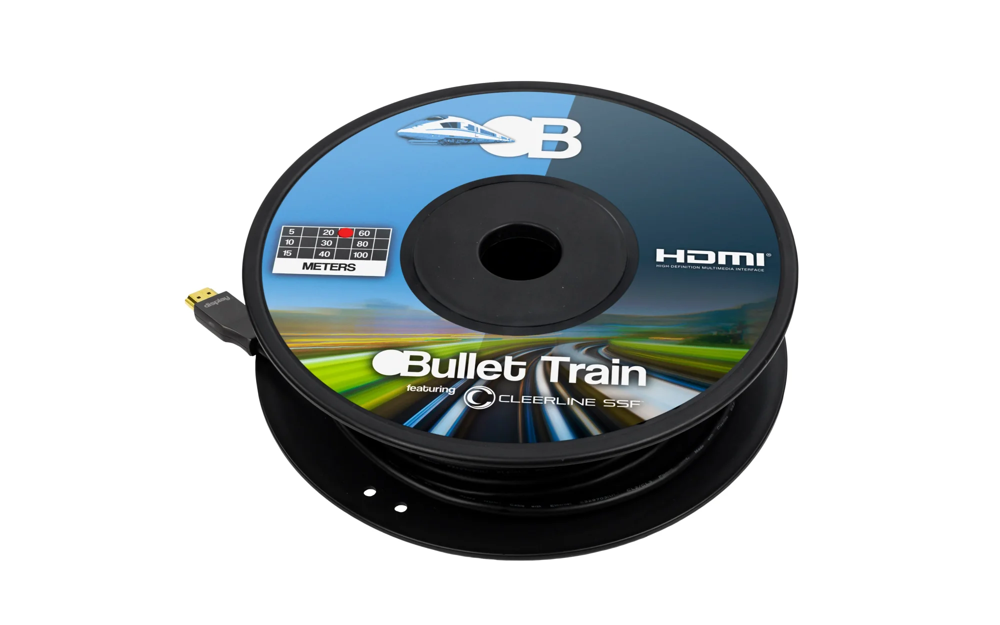 Bullet Train 10K Active Optical HDMI Cables - Reel
