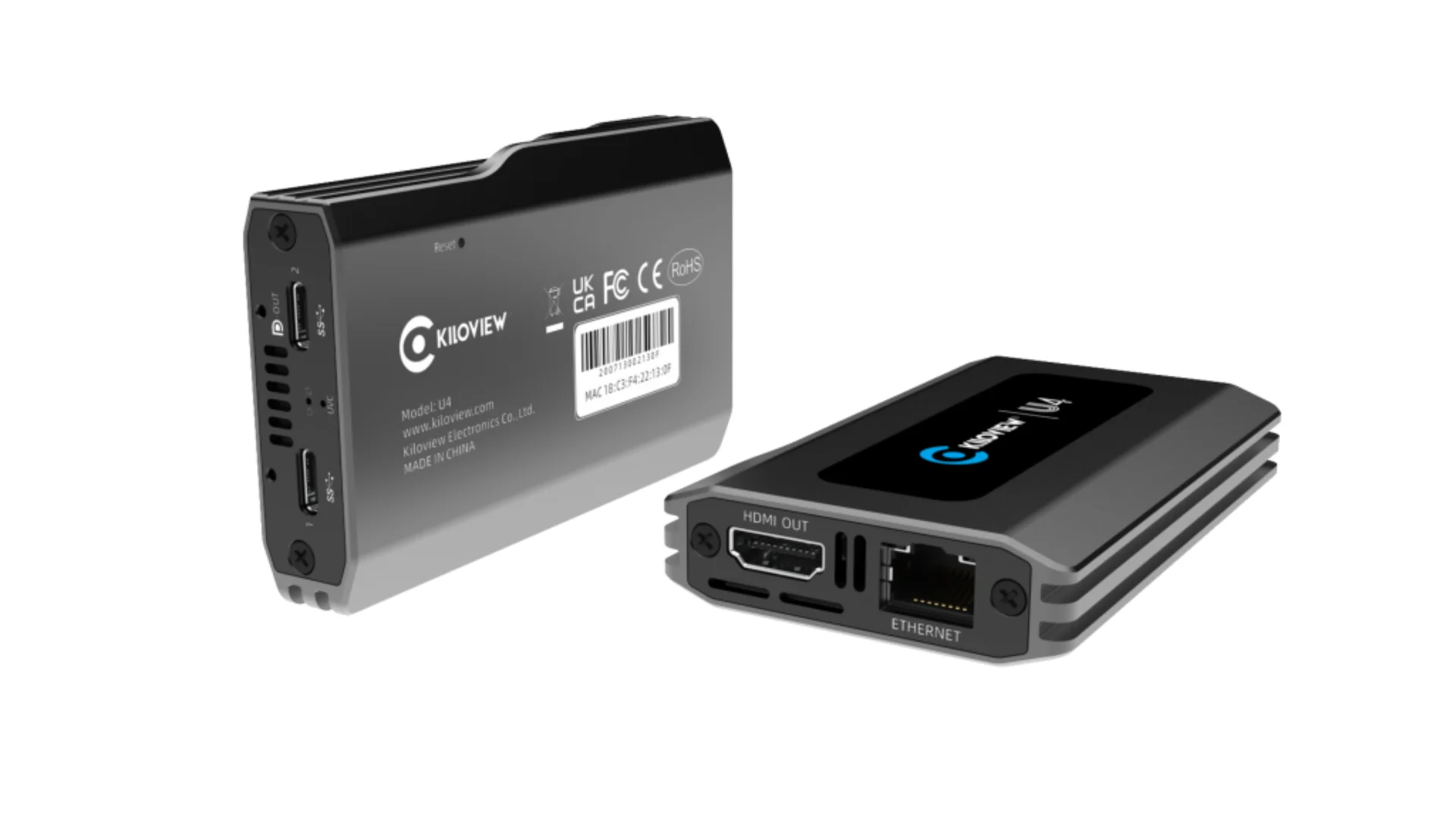 Kiloview U4 IP Video Dock - Front and Back